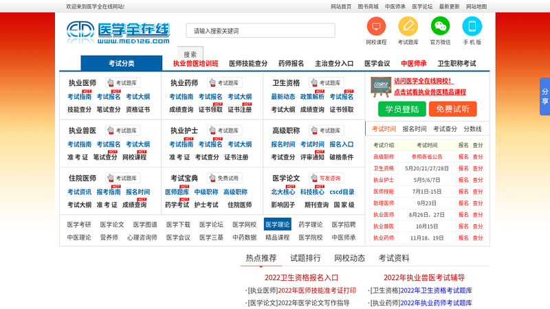 Medical Online -2009 Practitioner Examination Score/09 Assistant Physician Score/Practitioner Score thumbnail